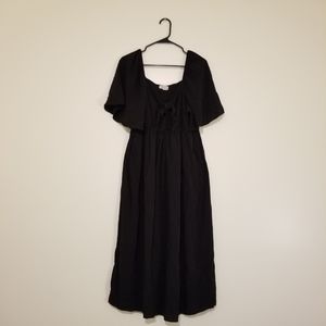 Black Destination Maternity Maxi Maternity Dress